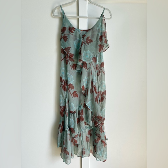 Free People Sunfaded Maxi Top in Sage Combo - Picture 9 of 9